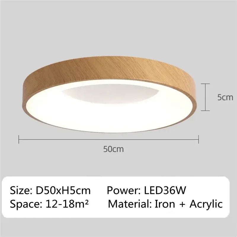 Modern Lighting –  Led Chandelier living room bedroom ceiling lights foyer aisle balcony kitchen fixture Round chandeliers Remote APP dimming light