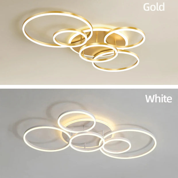 Modern Lighting –  Modern LED Ceiling Chandelier Lighting For Home Living Study Room Bedroom Dimmable Ceiling lamp Indoor Lighting decoration Lamps