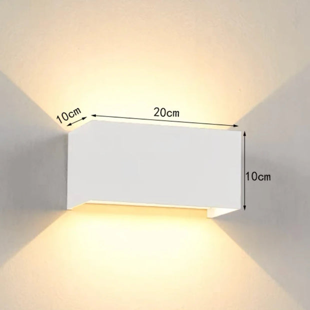 Modern Lighting –  PIR Motion Sensor Outdoor LED Wall Light LED Wall Sconce Square Waterproof IP65 Porch Garden Wall Lamp Exterior Lighting Fixture