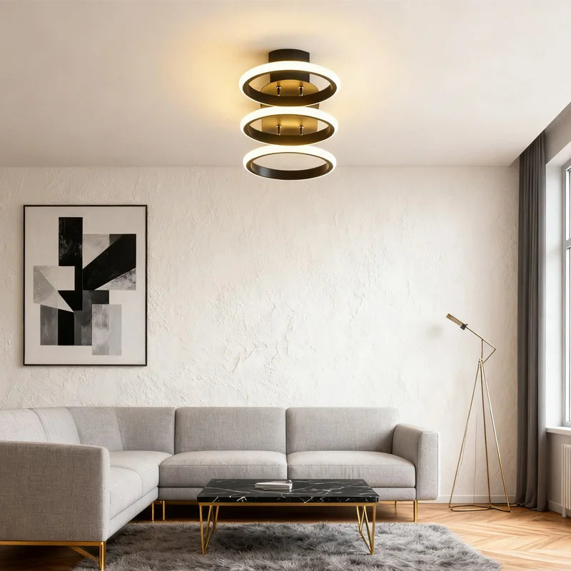 Modern Lighting –  LED Modern Ceiling Lights Square Light for Living Dining Room Aisle Hallway Bedroom Indoor Decor Luster Lighting Fixtures