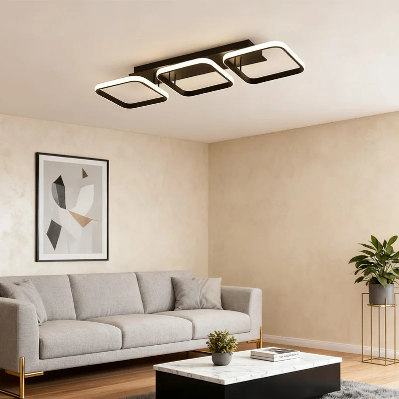 Modern Lighting –  LED Modern Ceiling Lights Square Light for Living Dining Room Aisle Hallway Bedroom Indoor Decor Luster Lighting Fixtures