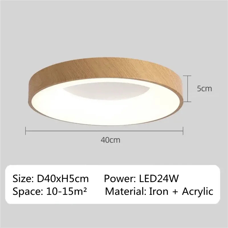 Modern Lighting –  Led Chandelier living room bedroom ceiling lights foyer aisle balcony kitchen fixture Round chandeliers Remote APP dimming light